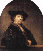 REMBRANDT Harmenszoon van Rijn Self-Portrait  stwt painting